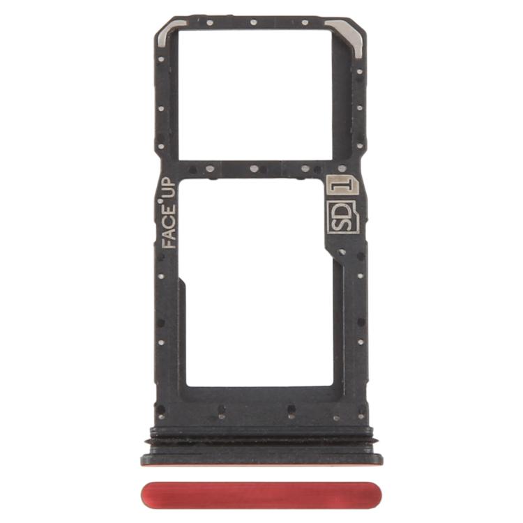 Motorola Moto G86 Original SIM Card Tray & Micro SD Card Tray (Red) - Replacement Part for 5G Model