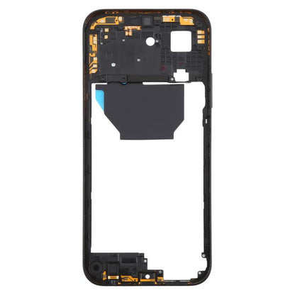 Genuine Black Middle Frame Bezel Plate for Xiaomi Redmi 15C 4G/5G EU Version - Replacement Part