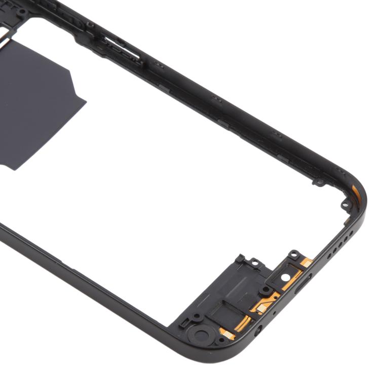 Genuine Black Middle Frame Bezel Plate for Xiaomi Redmi 15C 4G/5G EU Version - Replacement Part