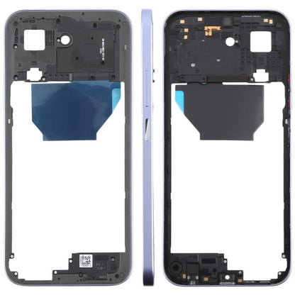 Original Middle Frame Bezel Plate for Xiaomi Redmi 15C 4G/5G EU Version (Purple) - Replacement Part