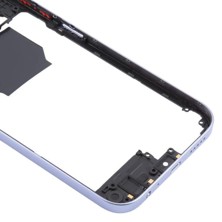 Original Middle Frame Bezel Plate for Xiaomi Redmi 15C 4G/5G EU Version (Purple) - Replacement Part
