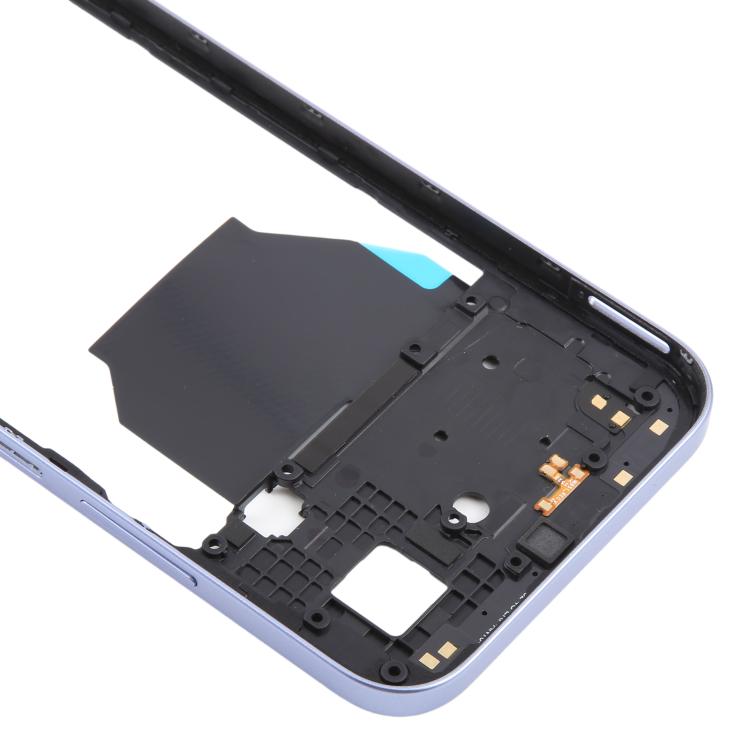 Original Middle Frame Bezel Plate for Xiaomi Redmi 15C 4G/5G EU Version (Purple) - Replacement Part
