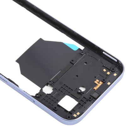 Original Middle Frame Bezel Plate for Xiaomi Redmi 15C 4G/5G EU Version (Purple) - Replacement Part