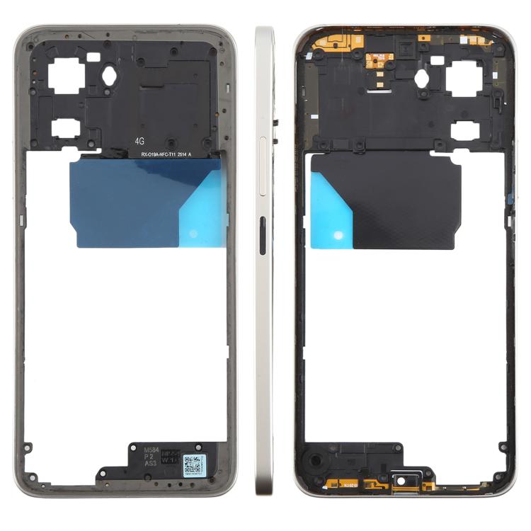 Xiaomi Redmi 15 5G Gold Original Middle Frame Bezel Plate Replacement - Compatible with Global Model