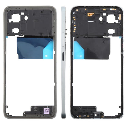 Original Silver Middle Frame Bezel Plate Replacement for Xiaomi Redmi 15 5G - Compatible & Tested