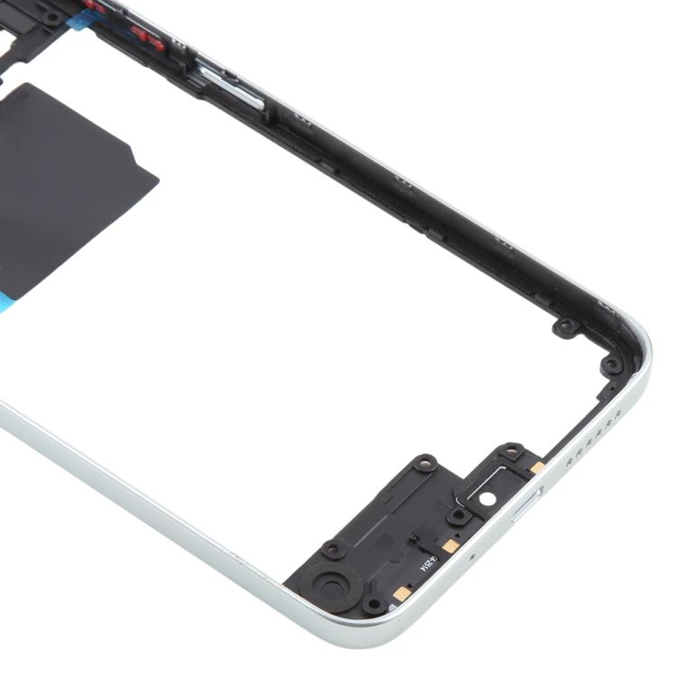 Original Silver Middle Frame Bezel Plate Replacement for Xiaomi Redmi 15 5G - Compatible & Tested