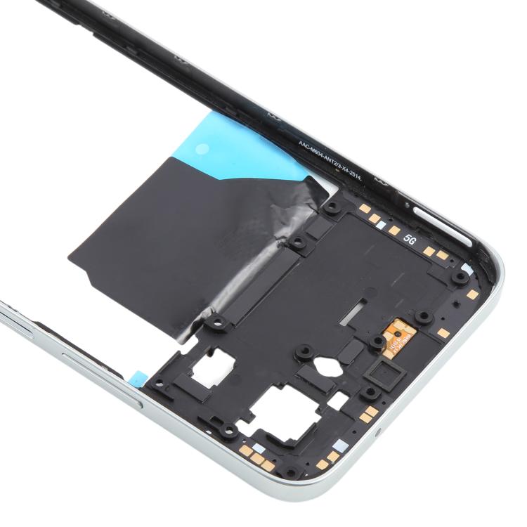 Original Silver Middle Frame Bezel Plate Replacement for Xiaomi Redmi 15 5G - Compatible & Tested