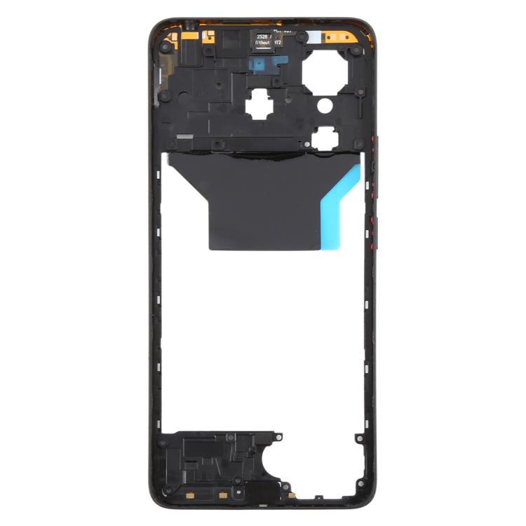 Xiaomi Redmi Note 14 4G Original Middle Frame Bezel Plate (Black) - Replacement for Damaged Parts