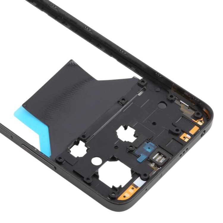 Xiaomi Redmi Note 14 4G Original Middle Frame Bezel Plate (Black) - Replacement for Damaged Parts
