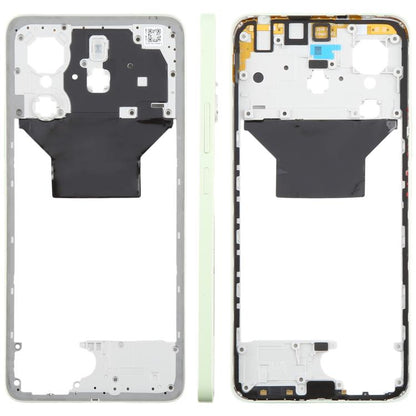 Original Middle Frame Bezel Plate for Xiaomi Redmi Note 14 4G (Green) - Perfect Replacement Part