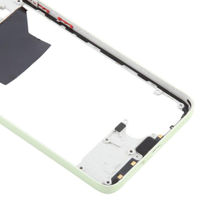 Original Middle Frame Bezel Plate for Xiaomi Redmi Note 14 4G (Green) - Perfect Replacement Part
