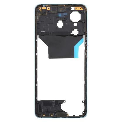 Original Blue Middle Frame Bezel Plate Replacement for Xiaomi Redmi Note 14 4G - Quality Checked Component
