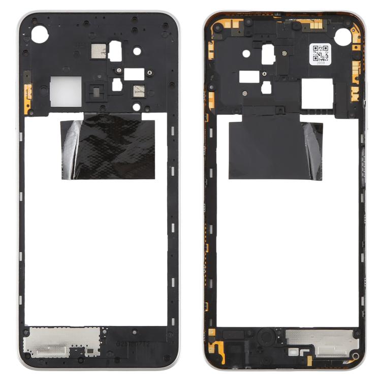 ZTE nubia Focus 2 Z2462N Replacement Plastic Middle Frame Bezel Plate (White) - Perfect Fit & Quality Checked