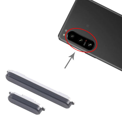 Sony Xperia 5 IV Replacement Power & Volume Control Buttons (Black) - Quality Checked, Perfect Fit