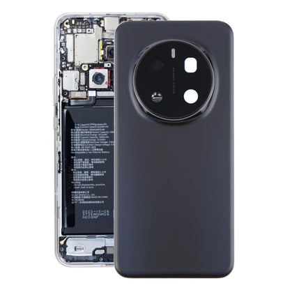OEM Back Cover with Camera Lens Frame for Honor Magic7 Pro - Replacement Housing (Black)