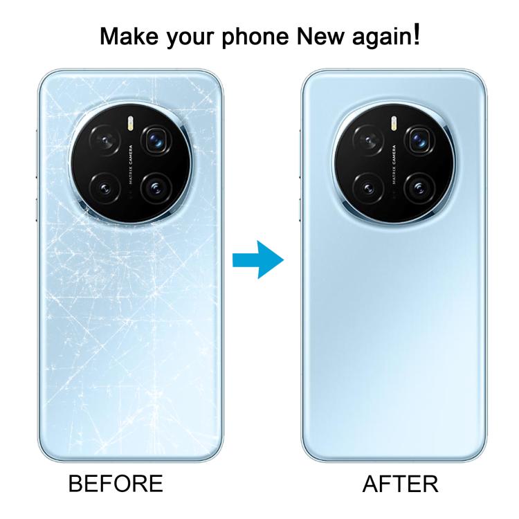 OEM Back Cover with Camera Lens Frame for Honor Magic7 Pro - Replacement Housing (Black)