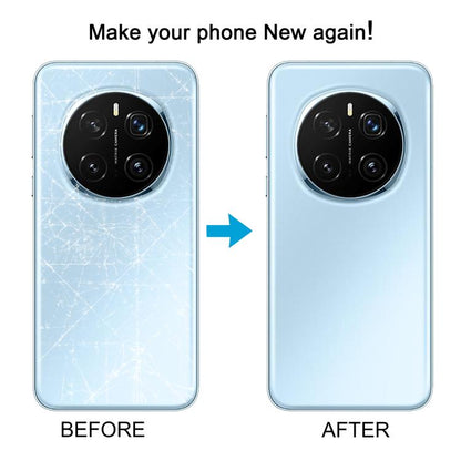 Honor Magic7 Pro OEM Back Cover with Camera Lens Frame Replacement (White) - Perfect Fit, Professional Installation Recommended