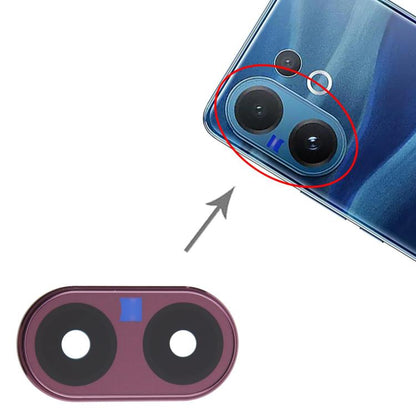 Vivo V60 5G Camera Lens Cover Replacement - Red, Perfect Fit & Condition, Installation Recommended