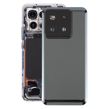 Xiaomi 14 Black OEM Battery Back Cover & Camera Lens Frame Replacement - Compatible & Professionally Tested