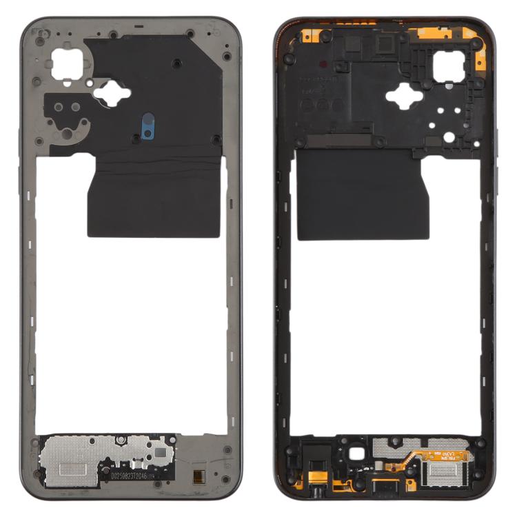 Original Middle Frame Bezel Plate Replacement for Tecno Pop 10 (Black) - Quality Checked, Perfect Fit