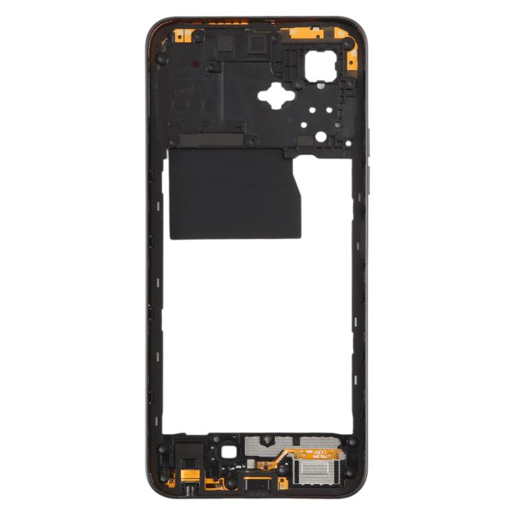 Original Middle Frame Bezel Plate Replacement for Tecno Pop 10 (Black) - Quality Checked, Perfect Fit
