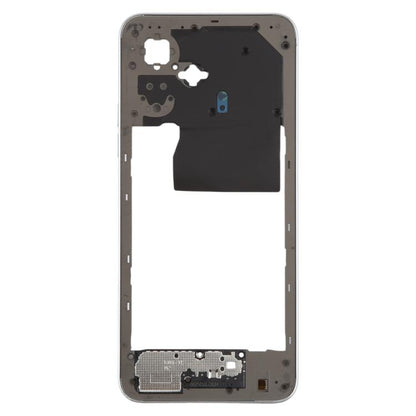 Original White Middle Frame Bezel Plate for Tecno Pop 10 - Replacement Part for Damaged Frames