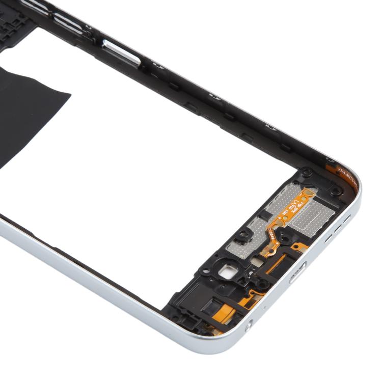 Original White Middle Frame Bezel Plate for Tecno Pop 10 - Replacement Part for Damaged Frames