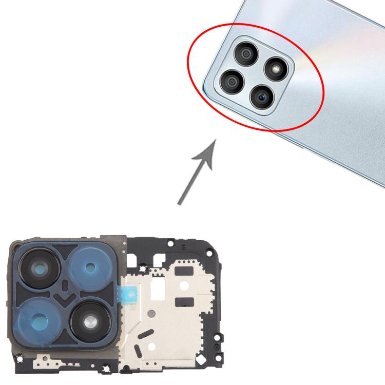 Honor X30i Original Camera Lens Cover Replacement (Black) - Quality Checked, Perfect Fit