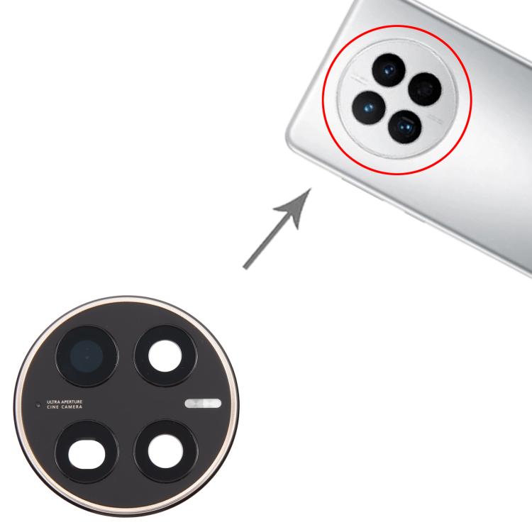 Original Gold Camera Lens Cover Replacement for Huawei Mate 50 - Perfect Fit, Checked Condition