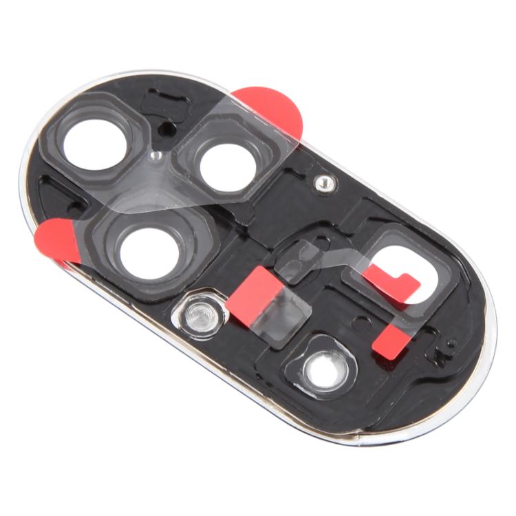 Original Camera Lens Cover Replacement for Huawei P50 Pro (Silver) - Perfect Fit, Professional Installation Recommended
