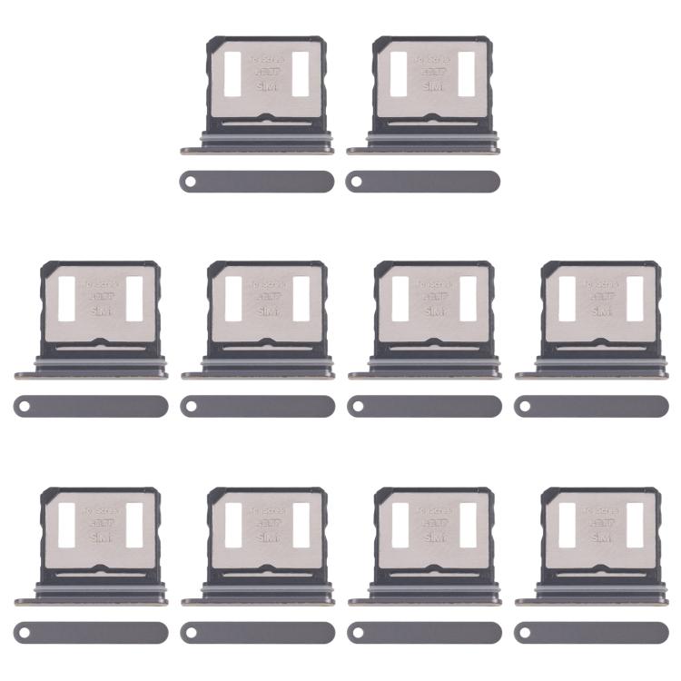 Honor 500 Pro Original SIM Card Tray (Black) - 10pcs Replacement Set for Flawless Compatibility