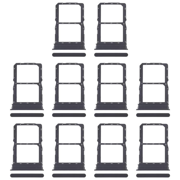 Original SIM Card Tray Set for Honor X7b 5G (10pcs, Black) - Replacement for Broken Trays