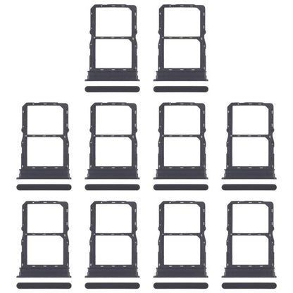 Original SIM Card Tray Set for Honor X7b 5G (10pcs, Black) - Replacement for Broken Trays
