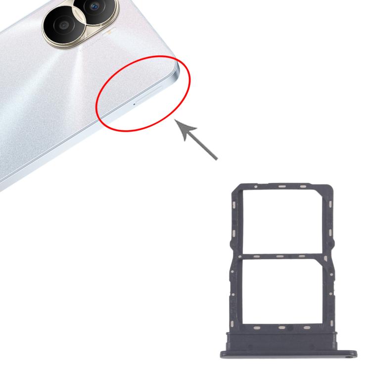 Original SIM Card Tray Set for Honor Play7T - 10pcs (Black) - Replace Broken or Unusable Trays