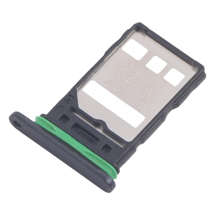 Original SIM Card Tray (Black) for Honor 80 Pro - 10pcs Replacement Set, Fully Compatible and Tested