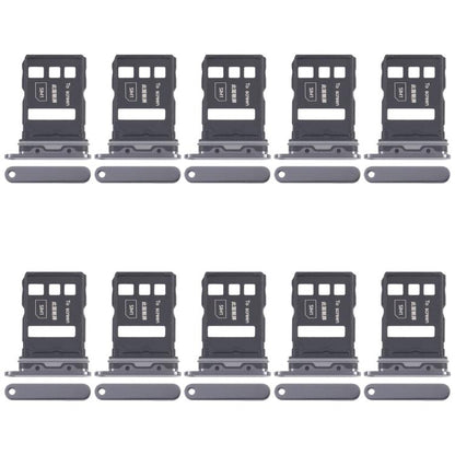 Original SIM Card Tray Set for Honor Magic6 Pro - 10pcs Replacement Tray (Black)