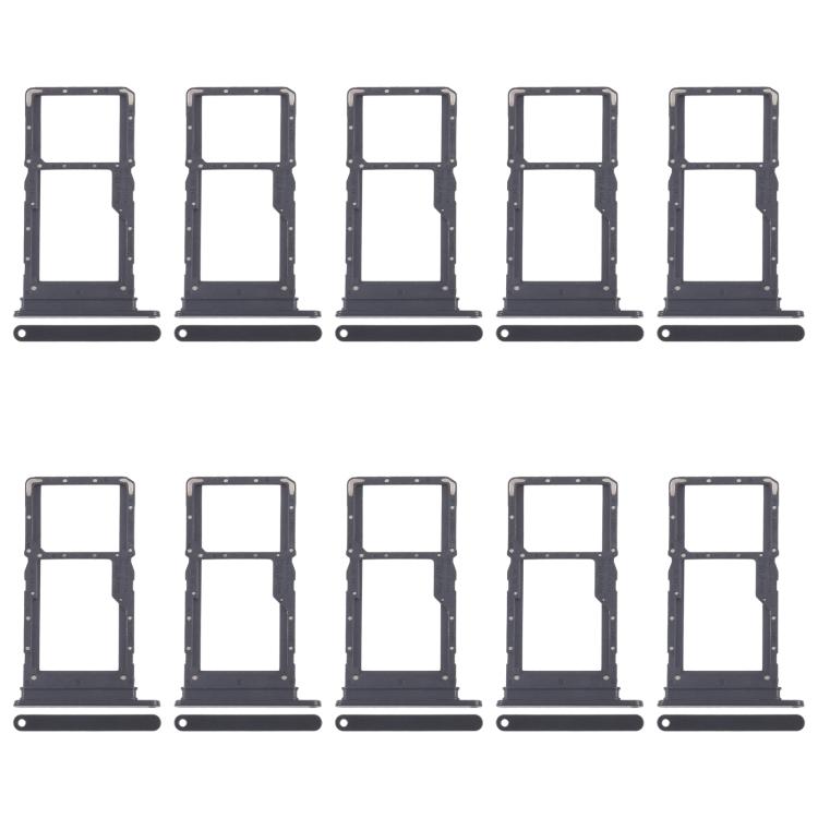 Honor X5 SIM Card Tray Set - 10pcs Original Black SIM & Micro SD Card Trays for Replacement