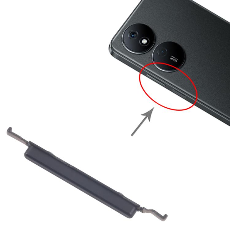Original Black Volume Control Button Replacement for Honor Play 8T - 10pcs, Fully Tested & Compatible