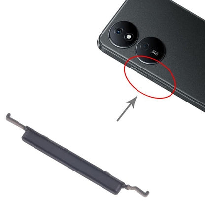 Original Black Volume Control Button Replacement for Honor Play 8T - 10pcs, Fully Tested & Compatible
