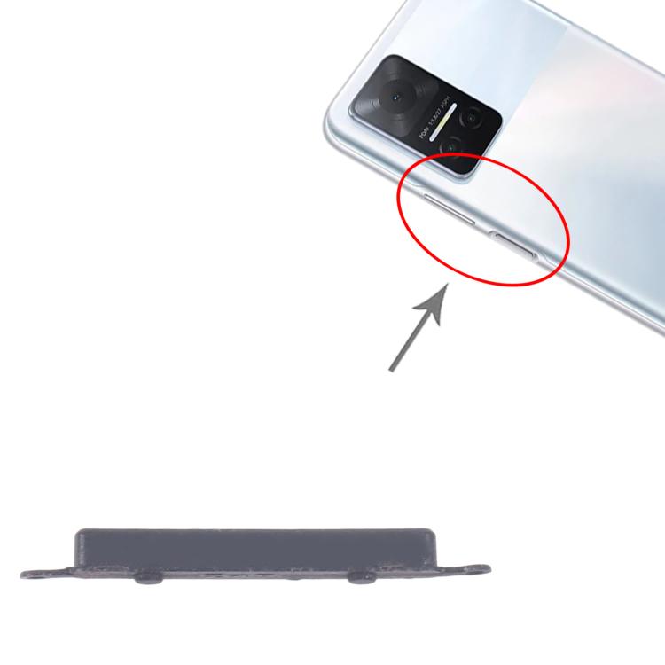 Original Volume Control Button Replacement for Honor Play6T (10pcs, Black) - Quality Checked