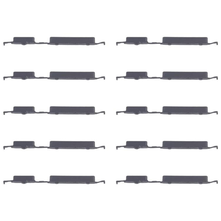 Original Power & Volume Control Button Replacement for Honor X5 (10 Pairs, Black) - Professional Installation Recommended