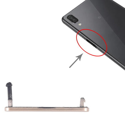 Original Dustproof Block for Sony Xperia L3 (Gold) - Replacement SIM Cap, Professional Installation Recommended