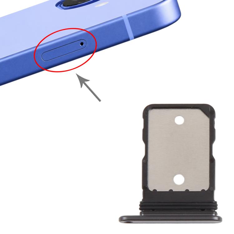 Original Black SIM Card Tray for Google Pixel 10a - Replacement Part, Professional Installation Recommended