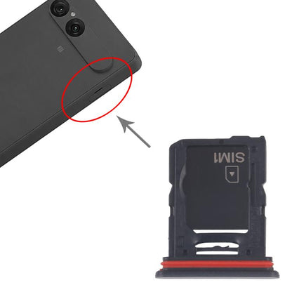 Sony Xperia 10 VII Original SIM Card Tray + Micro SD Card Tray (Black) - Lightweight, Durable Design