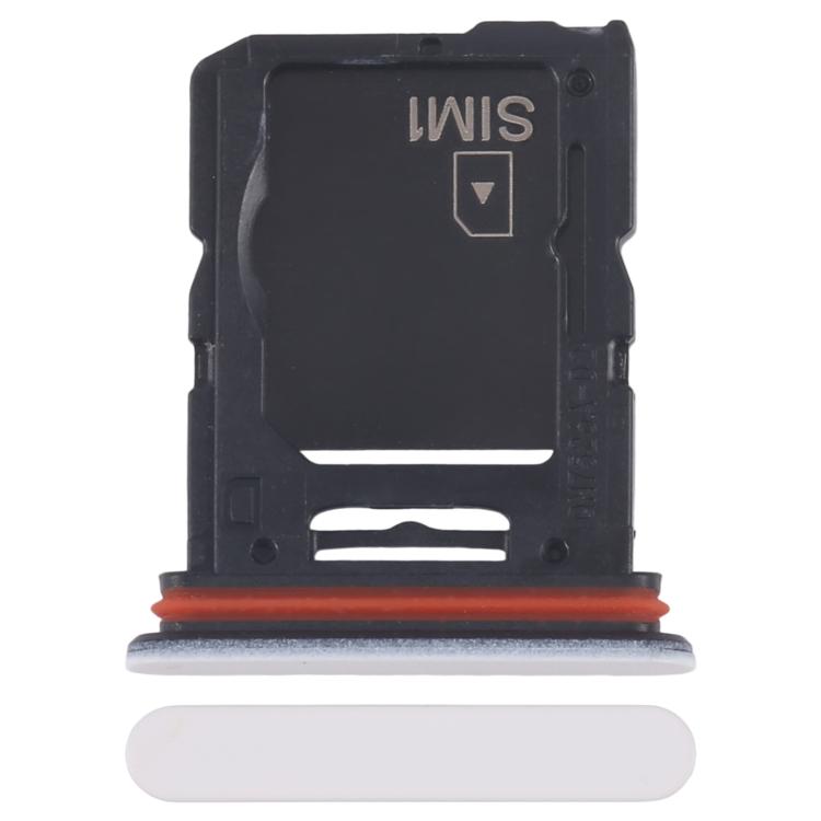 Sony Xperia 10 VII Original SIM Card Tray + Micro SD Card Tray (White) - Lightweight, Compatible Accessory