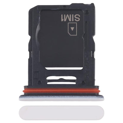 Sony Xperia 10 VII Original SIM Card Tray + Micro SD Card Tray (White) - Lightweight, Compatible Accessory