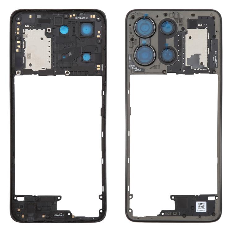 Motorola Moto G 2025 XT2513 Original Grey Middle Frame Bezel Plate Replacement Part