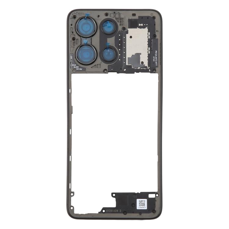 Motorola Moto G 2025 XT2513 Original Grey Middle Frame Bezel Plate Replacement Part