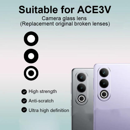 OnePlus Ace 3V Back Camera Lens Replacement Set - Perfect Fit, Quality Checked, Professional Installation Recommended
