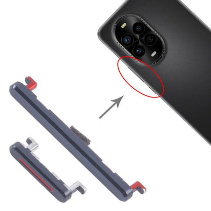Original Power & Volume Control Button Replacement for Huawei nova 13 Pro (10 Pairs, Black)